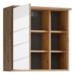 Norrwood Armoire de toilette Vendooren - Éclairage intégré - Imitation chêne artisan -Meubles de salle de bain Soldes 2022 1000341053 220315 031 DETAILS P000000001000341053