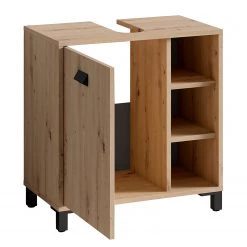 Norrwood Meuble sous lavabo Vendooren - Imitation chêne artisan / Noir -Meubles de salle de bain Soldes 2022 1000341054 220315 031 DETAILS P000000001000341054