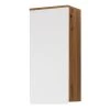 Trendteam Armoire murale Ciara - Blanc brillant / Imitation chêne artisan