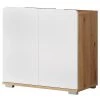 Trendteam Meuble sous lavabo Ciara - Blanc brillant / Imitation chêne artisan -Meubles de salle de bain Soldes 2022 1000341068 220315 010 IMAGE P000000001000341068