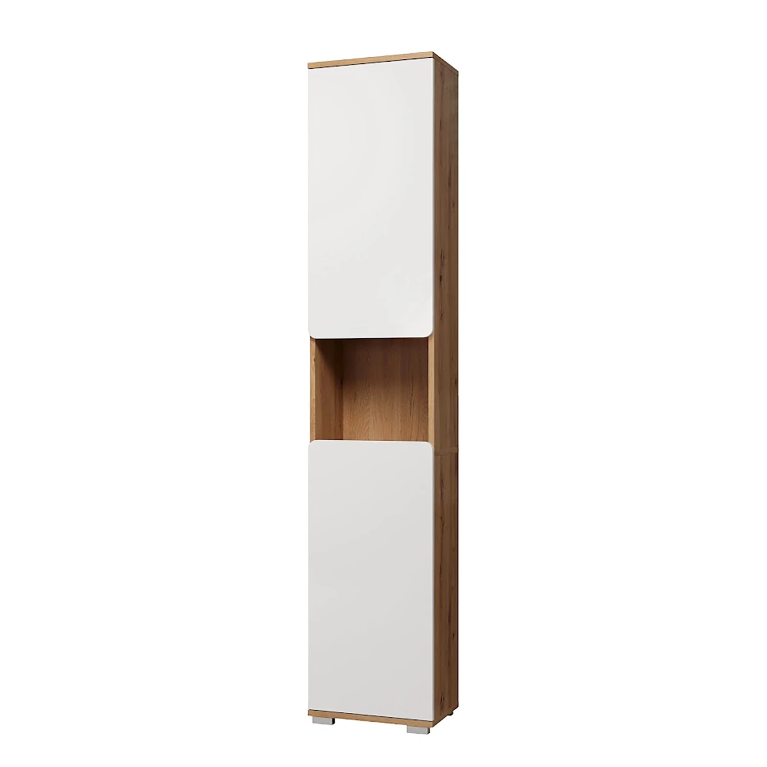 Trendteam Salle de bain Ciara III (3 éléments) - Blanc brillant / Imitation chêne artisan 5 Trendteam Salle de bain Ciara III (3 éléments) - Blanc brillant / Imitation chêne artisan – Image 3