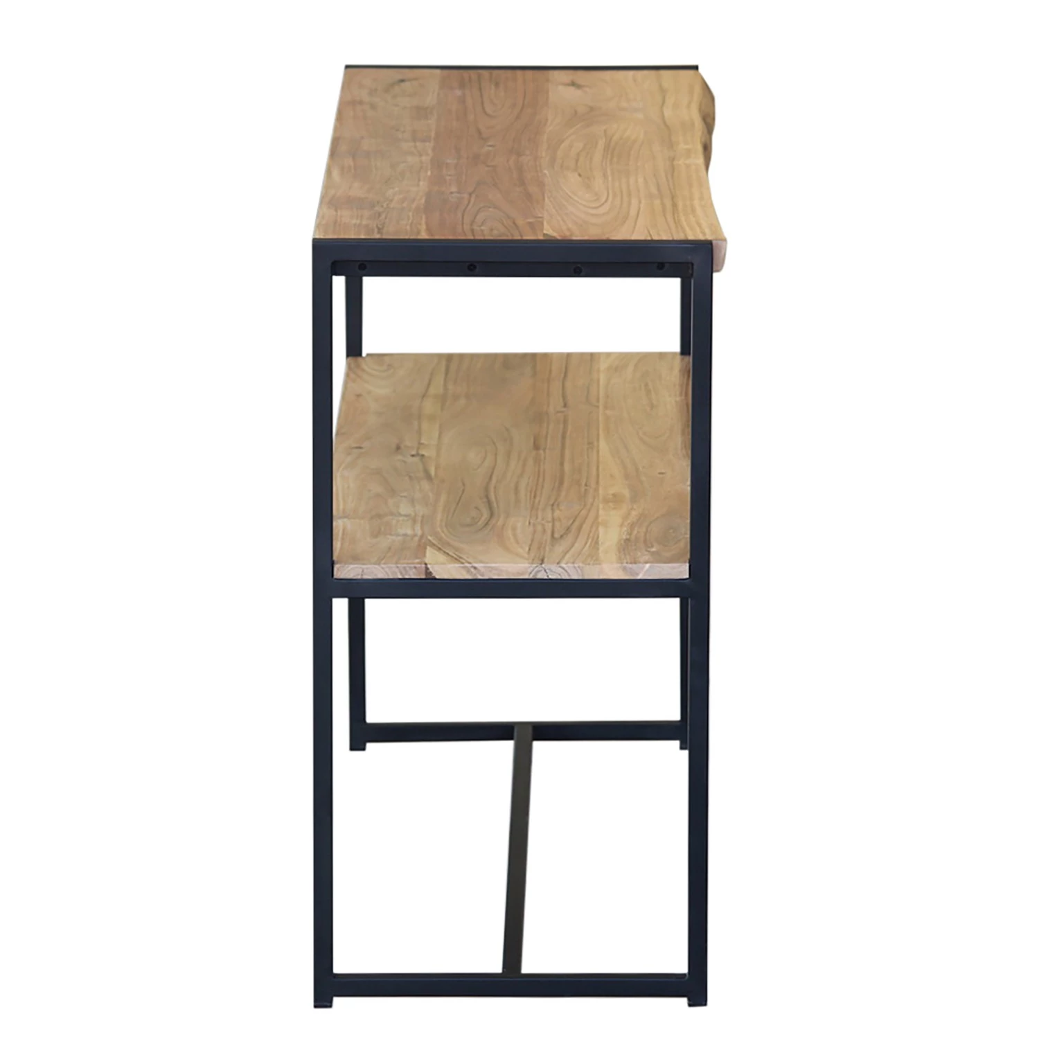 Ars manufacti Salle de bain Kaawo (2 éléments) - Acacia massif / Fer - Acacia / Noir - Largeur : 90 cm 10 Ars manufacti Salle de bain Kaawo (2 éléments) - Acacia massif / Fer - Acacia / Noir - Largeur : 90 cm – Image 8