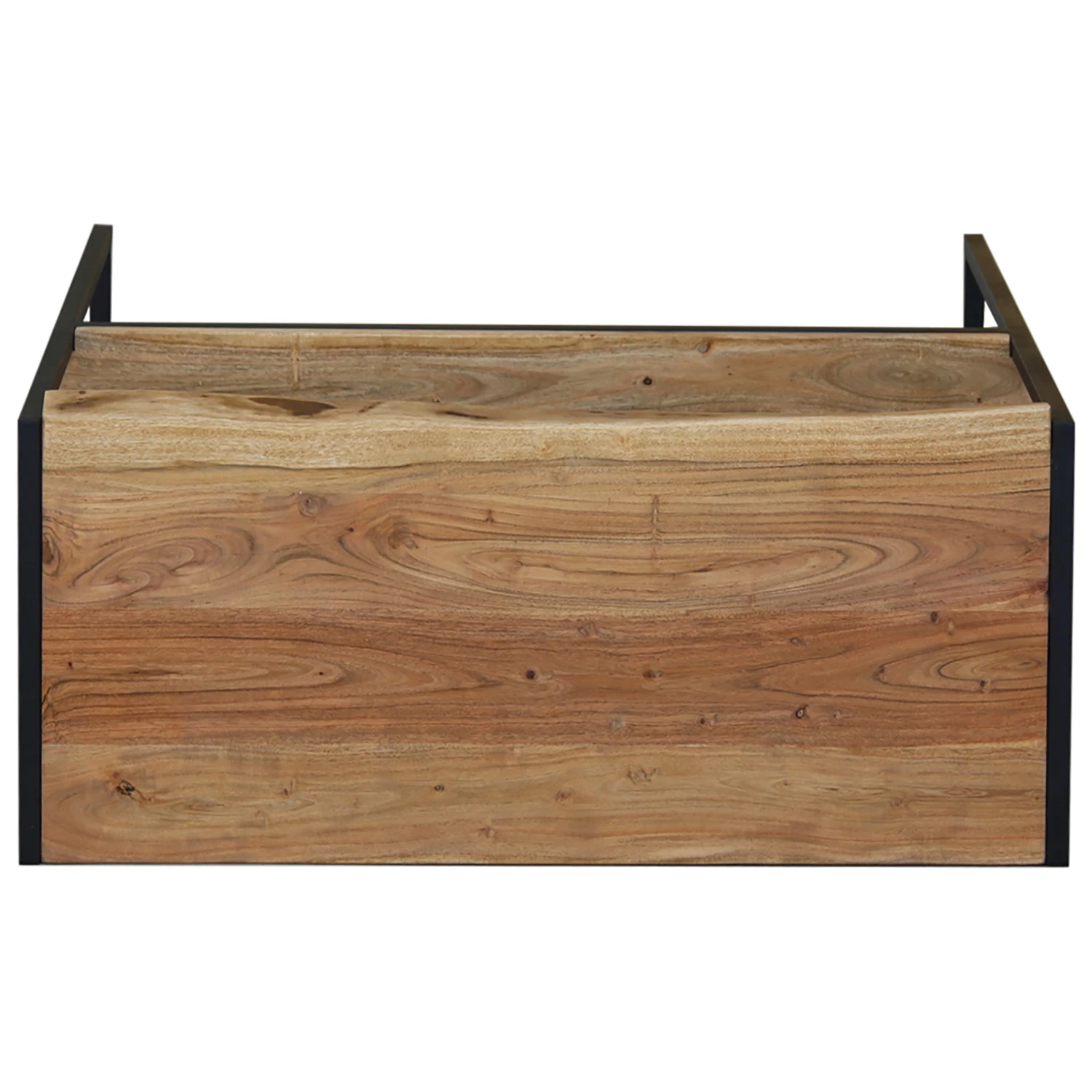 Ars manufacti Salle de bain Kaawo (2 éléments) - Acacia massif / Fer - Acacia / Noir - Largeur : 90 cm 11 Ars manufacti Salle de bain Kaawo (2 éléments) - Acacia massif / Fer - Acacia / Noir - Largeur : 90 cm – Image 9