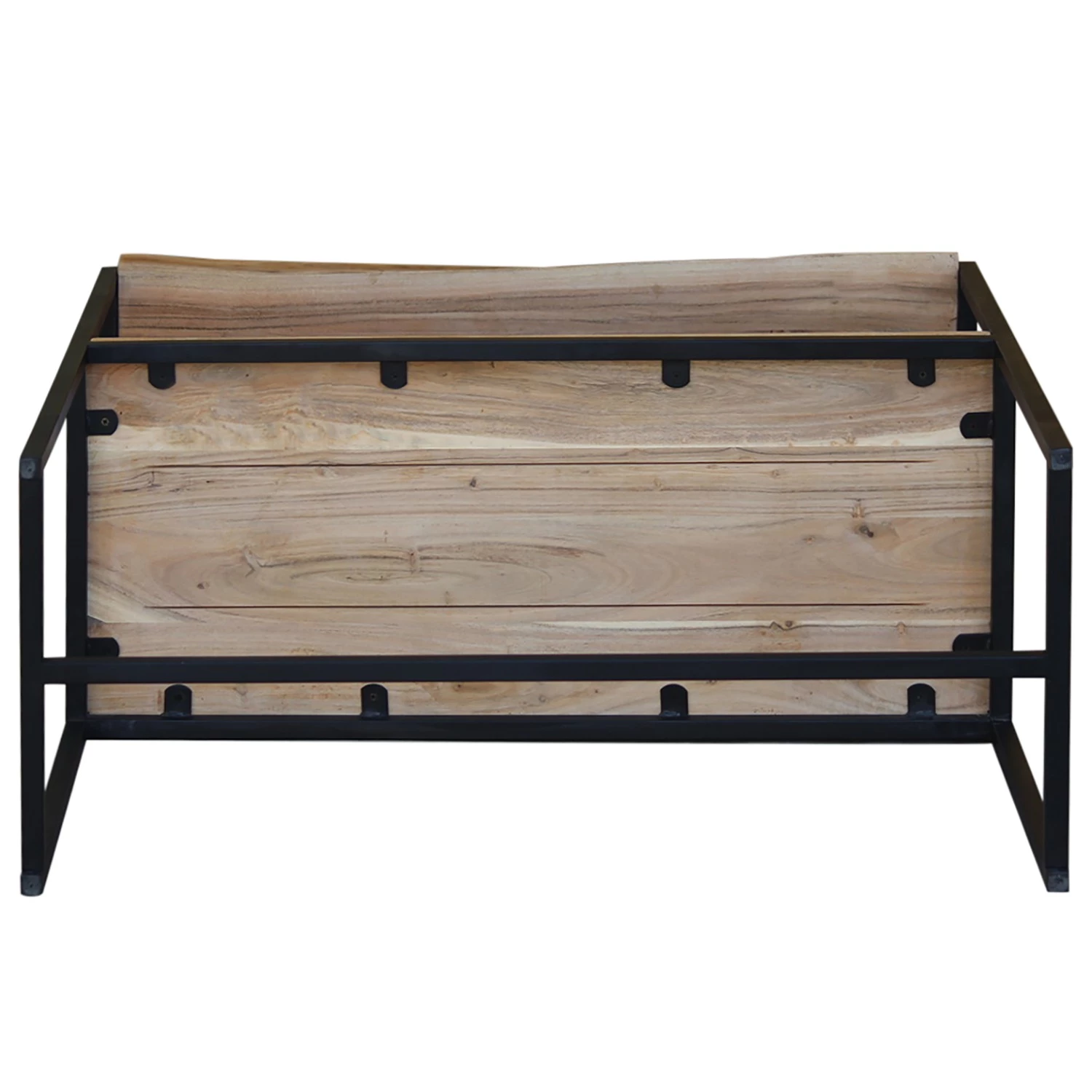 Ars manufacti Salle de bain Kaawo (2 éléments) - Acacia massif / Fer - Acacia / Noir - Largeur : 90 cm 12 Ars manufacti Salle de bain Kaawo (2 éléments) - Acacia massif / Fer - Acacia / Noir - Largeur : 90 cm – Image 10