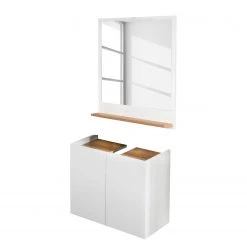 Pelipal Salle de bain 947 I (2 éléments) - Blanc / Imitation chêne Riviera -Meubles de salle de bain Soldes 2022 1000341659 220318 031 DETAILS P000000001000341659