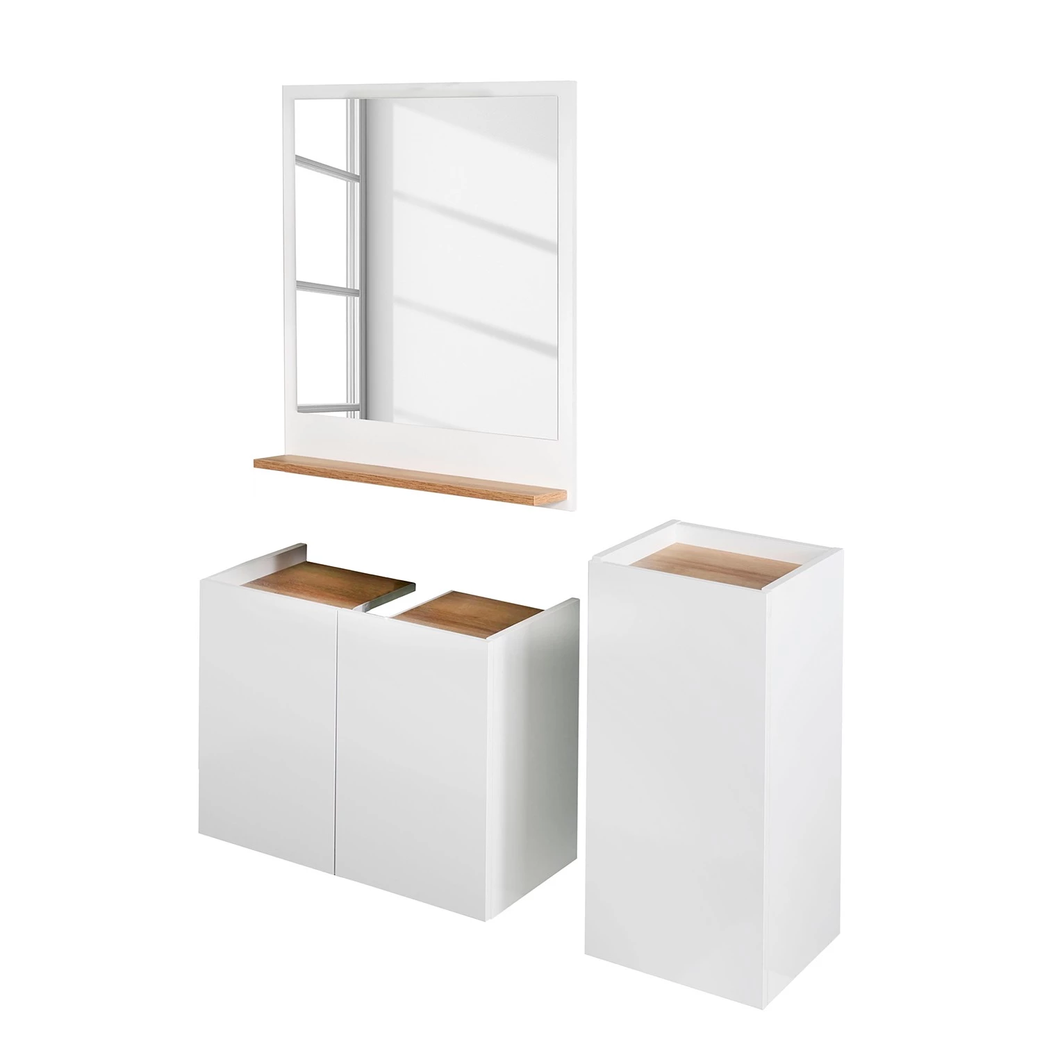 Pelipal Salle de bain 947 II (3 éléments) - Blanc / Imitation chêne Riviera 6 Pelipal Salle de bain 947 II (3 éléments) - Blanc / Imitation chêne Riviera – Image 4