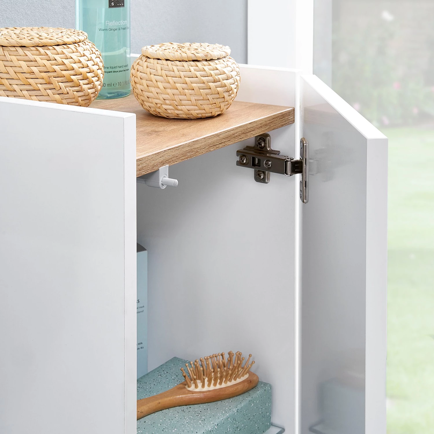 Pelipal Salle de bain 947 II (3 éléments) - Blanc / Imitation chêne Riviera 12 Pelipal Salle de bain 947 II (3 éléments) - Blanc / Imitation chêne Riviera – Image 10