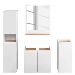 Pelipal Salle de bain 947 IV (4 élém.) - Blanc / Imitation chêne Riviera -Meubles de salle de bain Soldes 2022 1000341662 220318 030 DETAILS P000000001000341662