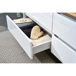 Pelipal Lavabo Quickset 360 II - Blanc / Imitation chêne Riviera 15 Pelipal Lavabo Quickset 360 II - Blanc / Imitation chêne Riviera -Meubles de salle de bain Soldes 2022 1000343371 220330 050 DETAILS P000000001000343371