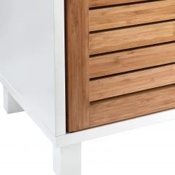 Butlers Meuble sous lavabo WHITE SANDS - Bambou - Naturel / Blanc -Meubles de salle de bain Soldes 2022 1000343918 220406 073 DETAILS P000000001000343918