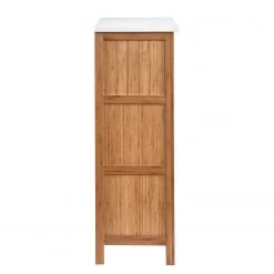 Butlers Étagère de salle de bain WHITE SANDS - Bambou - Naturel / Blanc -Meubles de salle de bain Soldes 2022 1000343922 220406 050 DETAILS P000000001000343922