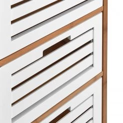 Butlers Étagère de salle de bain WHITE SANDS - Bambou - Naturel / Blanc -Meubles de salle de bain Soldes 2022 1000343922 220406 075 DETAILS P000000001000343922