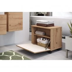 Trendteam Banc Geo - Imitation chêne artisan 9 Trendteam Banc Geo - Imitation chêne artisan -Meubles de salle de bain Soldes 2022 1000344604 220407 021 MOOD DETAILS P000000001000344604 mood