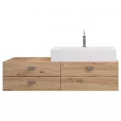 Trendteam Meuble avec vasque Geo - Imitation chêne artisan -Meubles de salle de bain Soldes 2022 1000344608 220407 040 DETAILS P000000001000344608