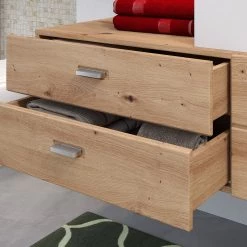 Trendteam Salle de bain Geo I (4 éléments) - Imitation chêne artisan -Meubles de salle de bain Soldes 2022 1000344610 220407 140 DETAILS P000000001000344610