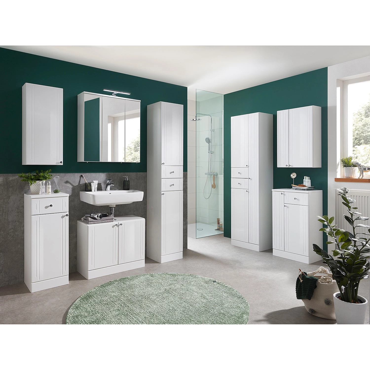 Pelipal Meuble sous vasque Quickset 955 - Blanc brillant 4 Pelipal Meuble sous vasque Quickset 955 - Blanc brillant – Image 2