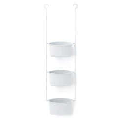 Umbra Porte savon douche Flex - Matière plastique - Blanc -Meubles de salle de bain Soldes 2022 1000346977 220516 040 DETAILS P000000001000346977