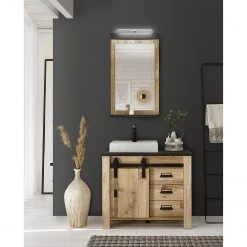 Ridgevalley Salle de bain Shutter I (2 éléments.) - Imitation chêne -Meubles de salle de bain Soldes 2022 1000348709 220505 021 MOOD DETAILS P000000001000348709 mood