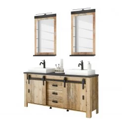 Ridgevalley Salle de bain Shutter II (3 éléments) - Imitation chêne -Meubles de salle de bain Soldes 2022 1000348711 220505 050 DETAILS P000000001000348711