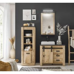 Ridgevalley Salle de bain Shutter III (3 éléments) - Imitation chêne -Meubles de salle de bain Soldes 2022 1000348721 220505 021 MOOD DETAILS P000000001000348721 mood