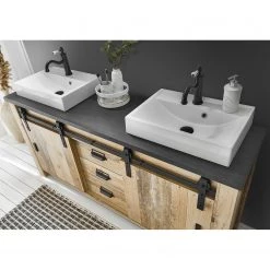 Ridgevalley Salle de bain Shutter IV (4 éléments.) - Imitation chêne -Meubles de salle de bain Soldes 2022 1000348735 220505 025 MOOD DETAILS P000000001000348735 mood