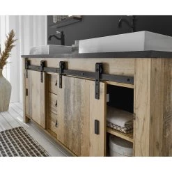 Ridgevalley Salle de bain Shutter IV (4 éléments.) - Imitation chêne -Meubles de salle de bain Soldes 2022 1000348735 220505 026 MOOD DETAILS P000000001000348735 mood