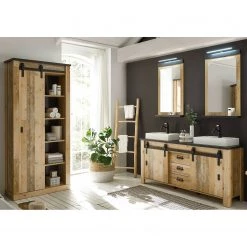 Ridgevalley Salle de bain Shutter VI (3 éléments.) - Imitation chêne