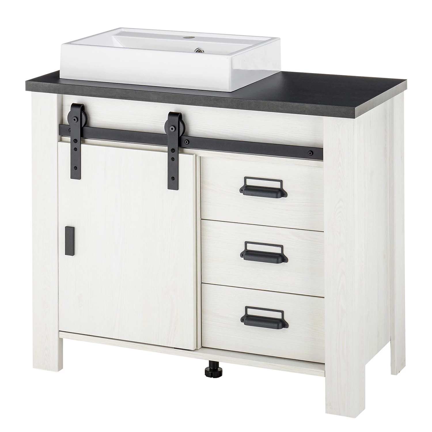 Ridgevalley Salle de bain Shutter I (2 éléments.) - Imitation pin blanc 8 Ridgevalley Salle de bain Shutter I (2 éléments.) - Imitation pin blanc – Image 6