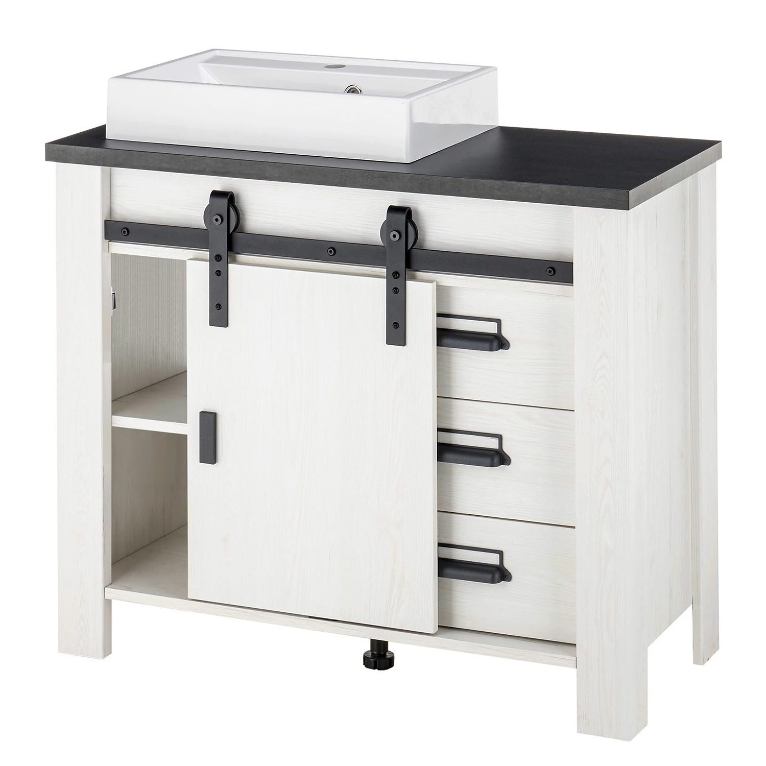 Ridgevalley Salle de bain Shutter I (2 éléments.) - Imitation pin blanc 10 Ridgevalley Salle de bain Shutter I (2 éléments.) - Imitation pin blanc – Image 8