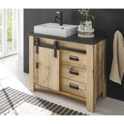 Ridgevalley Salle de bain Shutter V (3 éléments.) - Imitation chêne -Meubles de salle de bain Soldes 2022 1000348740 220505 023 MOOD DETAILS P000000001000348740 mood