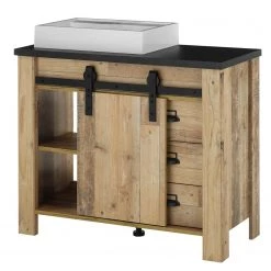 Ridgevalley Salle de bain Shutter V (3 éléments.) - Imitation chêne -Meubles de salle de bain Soldes 2022 1000348740 220505 042 DETAILS P000000001000348740