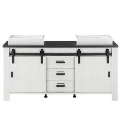 Ridgevalley Salle de bain Shutter IV (4 éléments.) - Imitation pin blanc -Meubles de salle de bain Soldes 2022 1000348742 220505 041 DETAILS P000000001000348742