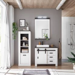 Ridgevalley Salle de bain Shutter III (3 éléments) - Imitation pin blanc -Meubles de salle de bain Soldes 2022 1000348743 220505 021 MOOD DETAILS P000000001000348743 mood