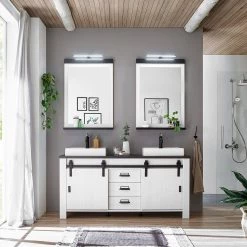 Ridgevalley Salle de bain Shutter VI (3 éléments.) - Imitation pin blanc -Meubles de salle de bain Soldes 2022 1000348746 220505 023 MOOD DETAILS P000000001000348746 mood