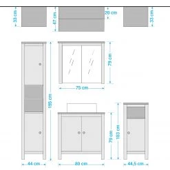 Ridgevalley Salle de bain Sona I (4 éléments) - Éclairage inclus - Blanc / Imitation chêne Sanremo 27 Ridgevalley Salle de bain Sona I (4 éléments) - Éclairage inclus - Blanc / Imitation chêne Sanremo -Meubles de salle de bain Soldes 2022 1000349876 220802 500 SKETCH DETAILS P000000001000349876 sketch