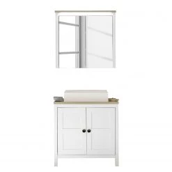 Ridgevalley Salle de bain Sona III (2 éléments) - Éclairage inclus - Blanc / Imitation chêne Sanremo 13 Ridgevalley Salle de bain Sona III (2 éléments) - Éclairage inclus - Blanc / Imitation chêne Sanremo -Meubles de salle de bain Soldes 2022 1000349878 220802 030 DETAILS P000000001000349878