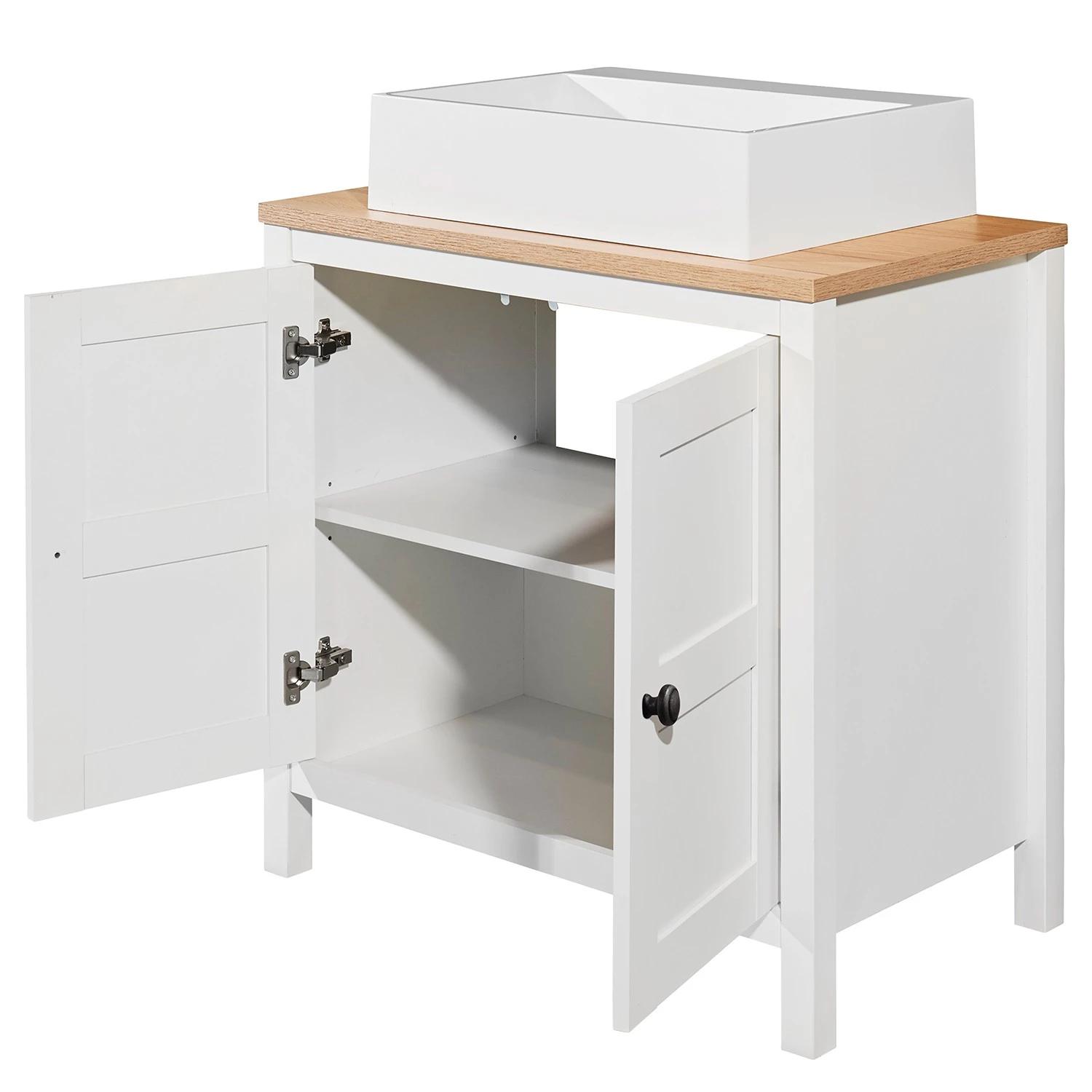 Ridgevalley Salle de bain Sona III (2 éléments) - Éclairage inclus - Blanc / Imitation chêne Sanremo 9 Ridgevalley Salle de bain Sona III (2 éléments) - Éclairage inclus - Blanc / Imitation chêne Sanremo – Image 7