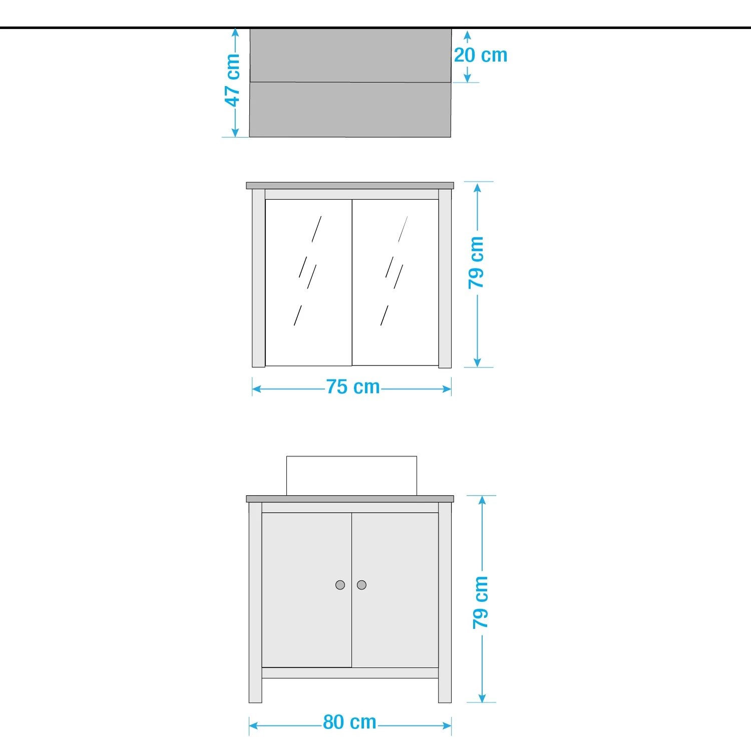 Ridgevalley Salle de bain Sona III (2 éléments) - Éclairage inclus - Blanc / Imitation chêne Sanremo 11 Ridgevalley Salle de bain Sona III (2 éléments) - Éclairage inclus - Blanc / Imitation chêne Sanremo – Image 9