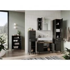 Germania Armoire midi Yonkers - Graphite -Meubles de salle de bain Soldes 2022 1000353384 220524 021 MOOD DETAILS P000000001000353384 mood