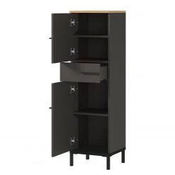 Germania Armoire midi Yonkers - Graphite -Meubles de salle de bain Soldes 2022 1000353384 220524 030 DETAILS P000000001000353384