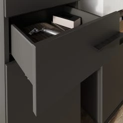 Germania Armoire midi Yonkers - Graphite -Meubles de salle de bain Soldes 2022 1000353384 220524 050 DETAILS P000000001000353384