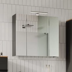 Germania Salle de bain Yonkers III (3 éléments) - Avec éclairage intégré - Graphite -Meubles de salle de bain Soldes 2022 1000353391 220524 022 MOOD DETAILS P000000001000353391 mood