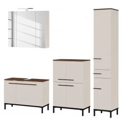 Germania Salle de bain Yonkers IV (4 éléments) - Avec éclairage intégré - Cachemire