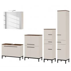 Germania Salle de bain Yonkers V (5 éléments) - Avec éclairage intégré - Cachemire -Meubles de salle de bain Soldes 2022 1000353398 220524 030 DETAILS P000000001000353398