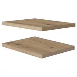 Red Living Meuble avec vasque Laos I - Fer - Noir mat / Imitation chêne artisan - Largeur : 75 cm -Meubles de salle de bain Soldes 2022 1000356768 220816 032 DETAILS P000000001000356768