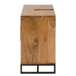 Ars manufacti Meuble sous lavabo Woodson - Acacia massif / Métal - Acacia Marron clair -Meubles de salle de bain Soldes 2022 1000361883 220624 031 DETAILS P000000001000361883