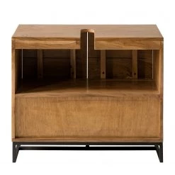 Ars manufacti Meuble sous lavabo Woodson - Acacia massif / Métal - Acacia Marron clair -Meubles de salle de bain Soldes 2022 1000361883 220624 033 DETAILS P000000001000361883