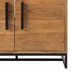 Ars manufacti Meuble sous lavabo Woodson - Acacia massif / Métal - Acacia Marron clair -Meubles de salle de bain Soldes 2022 1000361883 220624 035 DETAILS P000000001000361883