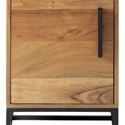 Ars manufacti Meuble bas Woodston - Acacia massif / Métal - Acacia Marron clair -Meubles de salle de bain Soldes 2022 1000361885 220624 034 DETAILS P000000001000361885