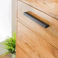 Ars manufacti Meuble bas Woodston - Acacia massif / Métal - Acacia Marron clair -Meubles de salle de bain Soldes 2022 1000361885 220624 036 DETAILS P000000001000361885